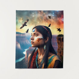 Kulturgeist Kunst Wandteppich