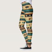 Kulturgeometrische Linien Leggings (Links)