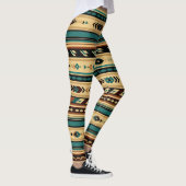 Kulturgeometrische Linien Leggings (Rechts)