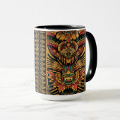 Kulturkobalt "Aztec Dream" 444 ml Combo-Tasse Tasse (VorderseiteRechts)