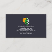 Kulturlandschaft Tree Sun Doodle Garden Services Visitenkarte (Rückseite)