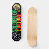 KULTURLÖSER Skateboard, 7¾ Zoll Deck Skateboard (Vorderseite)