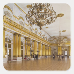 Kulturmuseum, Saal 191, The Great Hall Quadratischer Aufkleber