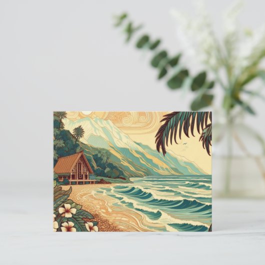 Kulturpostkarte der Insel 06 Postkarte (Stehend Vorderseite)