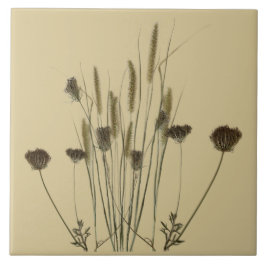 Kulturschätze des Winters (A) auf einer Keramik Fliese