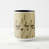 Kulturschätze des Winters (A) auf einer Tasse (Zentrum)