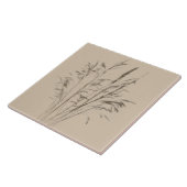 Kulturschätze des Winters (B) auf einer Keramik Fliese (Seite)