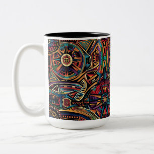 Kulturschmuck "Chronik der Antike" 444 m Zweifarbige Tasse