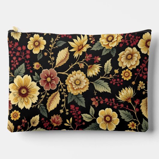 Kulturtasche Blumenmuster Zubehörtasche (Vorderseite)