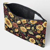 Kulturtasche Blumenmuster Zubehörtasche (Offen)