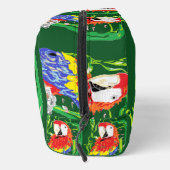 Kulturtasche : Freundliche Papageien Waschbeutel (Rechts)
