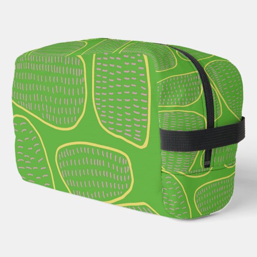 Kulturtasche Grün Waschbeutel (Linke Seite)