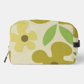 Kulturtasche in Blumen-Tarnmuster Waschbeutel (Rückseite)
