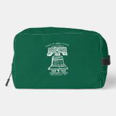 Kulturtasche - Waldgrün (personalisiert) Waschbeutel (Rückseite)