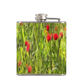 Kulturwiese Mohnlandschaft Flachmann (Rückseite)