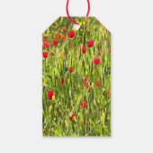 Kulturwiese Mohnlandschaft Geschenkanhänger (Vorderseite)