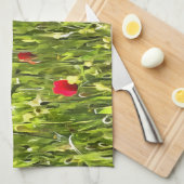 Kulturwiese Mohnlandschaft Handtuch (Viertel Falte)