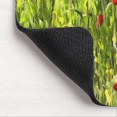 Kulturwiese Mohnlandschaft Mousepad (Ecke)