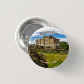 Kulzean Castle Button des Scottish Kennedy Clan (Vorne & Hinten)
