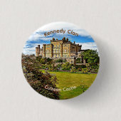 Kulzean Castle Button des Scottish Kennedy Clan (Vorderseite)
