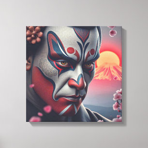 Kumadori Kabuki 2 Leinwanddruck