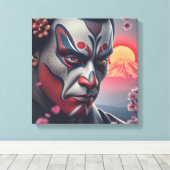 Kumadori Kabuki 2 Leinwanddruck (Insitu (Holzboden))