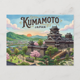 Kumamoto-Ansichtskarte Postkarte