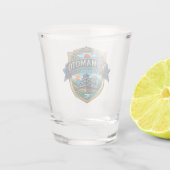 Kumamoto Japan Schnapsglas (Rückseite)