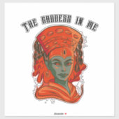 Kumari - Die Göttin in mir Aufkleber (Blatt)