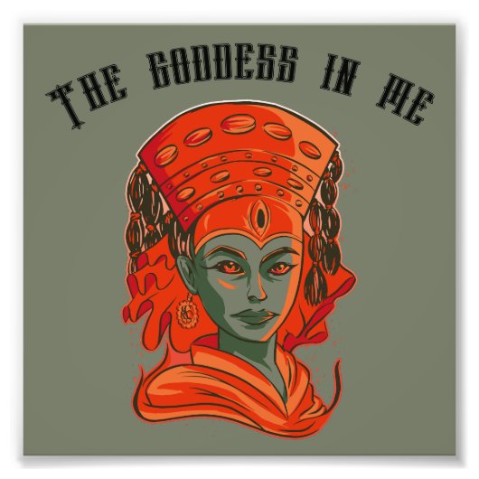 Kumari - Die Göttin in mir Fotodruck (Vorne)