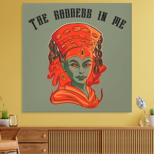 Kumari - Die Göttin in mir Leinwanddruck (Insitu (Wohnzimmer))
