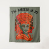 Kumari - Die Göttin in mir Wandteppich (Vorderseite)