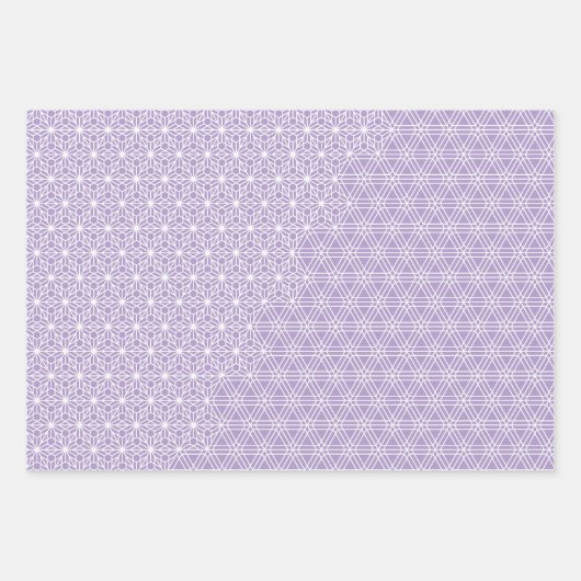 KUMIKO |  Japanese Traditional Pattern Geschenkpapier Set (Vorderseite 3)