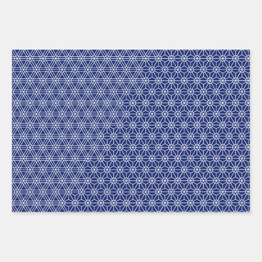 KUMIKO | Japanese Traditional Pattern Geschenkpapier Set (Vorderseite 2)