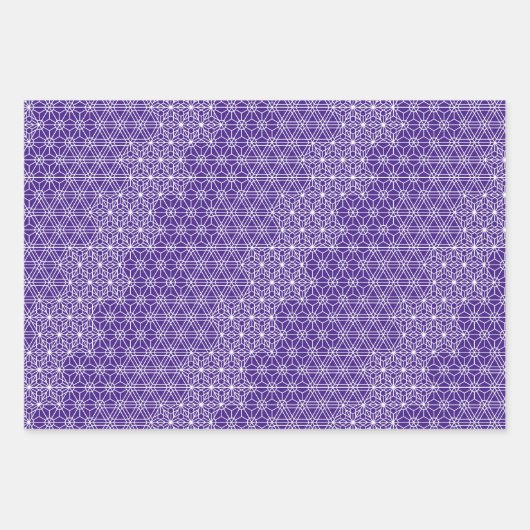 KUMIKO | Japanese Traditional Pattern Geschenkpapier Set (Vorderseite)