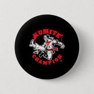 Kumite Champion Blut Sport Karate Kung Fu Kick Button