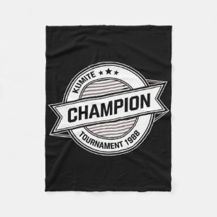 Kumite-Champion Martial-Arts-Kung-Fu-Karate-Kino Fleecedecke