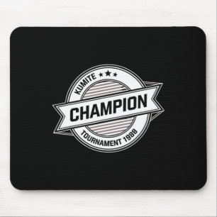 Kumite Champion Martial Arts Kung Fu Karate Kino Mousepad