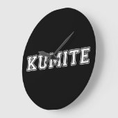 Kumite Große Wanduhr (Winkel)