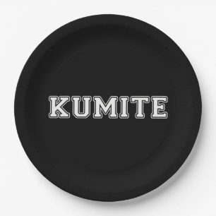 Kumite Pappteller