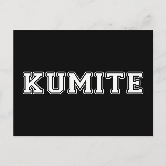 Kumite Postkarte (Vorderseite)