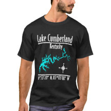 Kumlandsee Kentucky Uferlinien-Koordinatenkarte