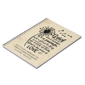 Kummer ändert sich nie... Gkurze Keepake Journal Notizblock (Linke Seite)