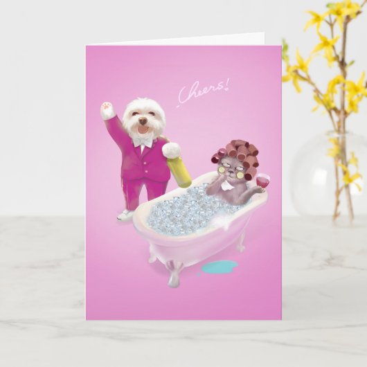 Kummer Karte (Gelbe Blume)