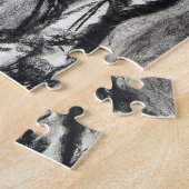 Kummer und Depression Zeichnend Kohle Puzzle (Seite)