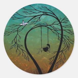 Kummer und Poesie 20… Runder Aufkleber