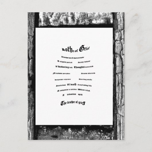 Kummerbruder Postkarte (Vorderseite)