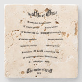 Kummerbruder Steinuntersetzer (Vorderseite)