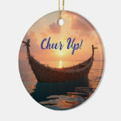 Kümmere dich! Keramik-Ornament Keramik Ornament (Links)