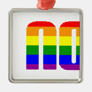 Kümmere dich nicht darum silbernes ornament